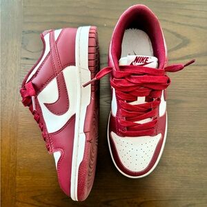 Women’s Nike Dunk Low Dark Team Red - Size 6
